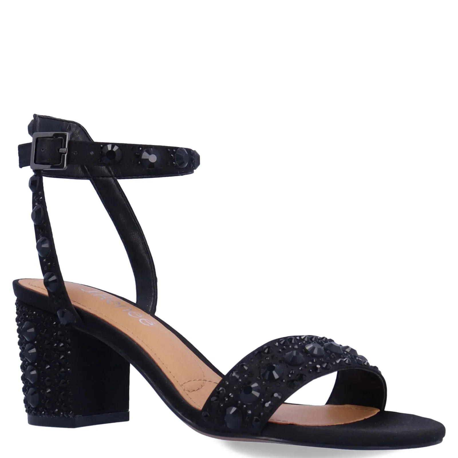 New J Renee Women's , Evelina Sandal Black