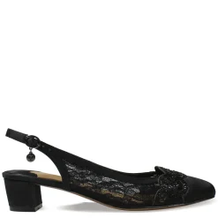 Sale J Renee Women's , Faleece Pump Black/Black Stones