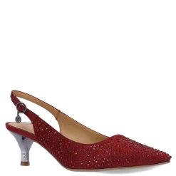 Online J Renee Women's , Ferryanne Pump Burgundy Satin