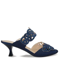 Clearance J Renee Women's , Francie Sandal Navy Satin