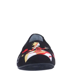 Discount J Renee Women's , Fullhouse Flat Black Suede