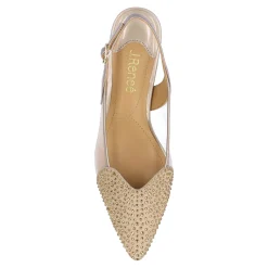 Hot J Renee Women's , Gwyn Pump Beige