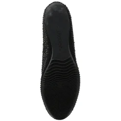 Hot J Renee Women's , Hanuko Flat Black Suede