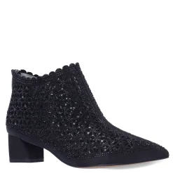 J Renee Women's , Jacinta Boot Black Satin