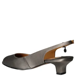 Discount J Renee Women's , Jenvey Sandal Grey Satin
