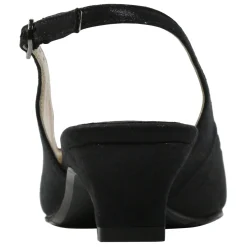 Discount J Renee Women's , Jenvey Sandal Black Satin