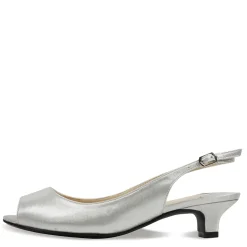 New J Renee Women's , Jenvey Sandal Silver Satin