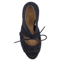 Best J Renee Women's , Kiandra Pump Black Satin