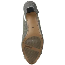 New J Renee Women's , Leonelle Sandal Pewter Glitter