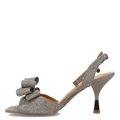 Online J Renee Women's , Nishia Sandal Pewter Glitter