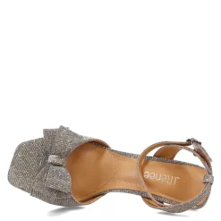 Online J Renee Women's , Nishia Sandal Pewter Glitter