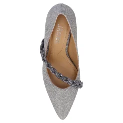 Sale J Renee Women's , Nyomee Pump Pewter Glitter