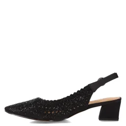 Online J Renee Women's , Pranil Pump Black Satin