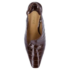New J Renee Women's , Prissy Pump Brown Croco