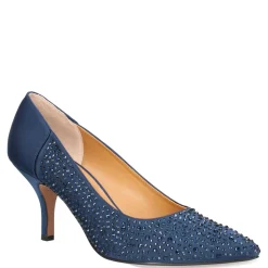 New J Renee Women's , Rishna Pump Navy Satin