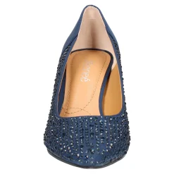 New J Renee Women's , Rishna Pump Navy Satin