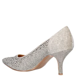 Outlet J Renee Women's , Rishna Pump Pewter Glitter