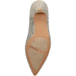 Outlet J Renee Women's , Rishna Pump Pewter Glitter