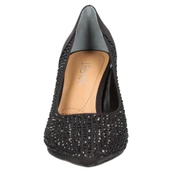 Outlet J Renee Women's , Rishna Pump Black Satin