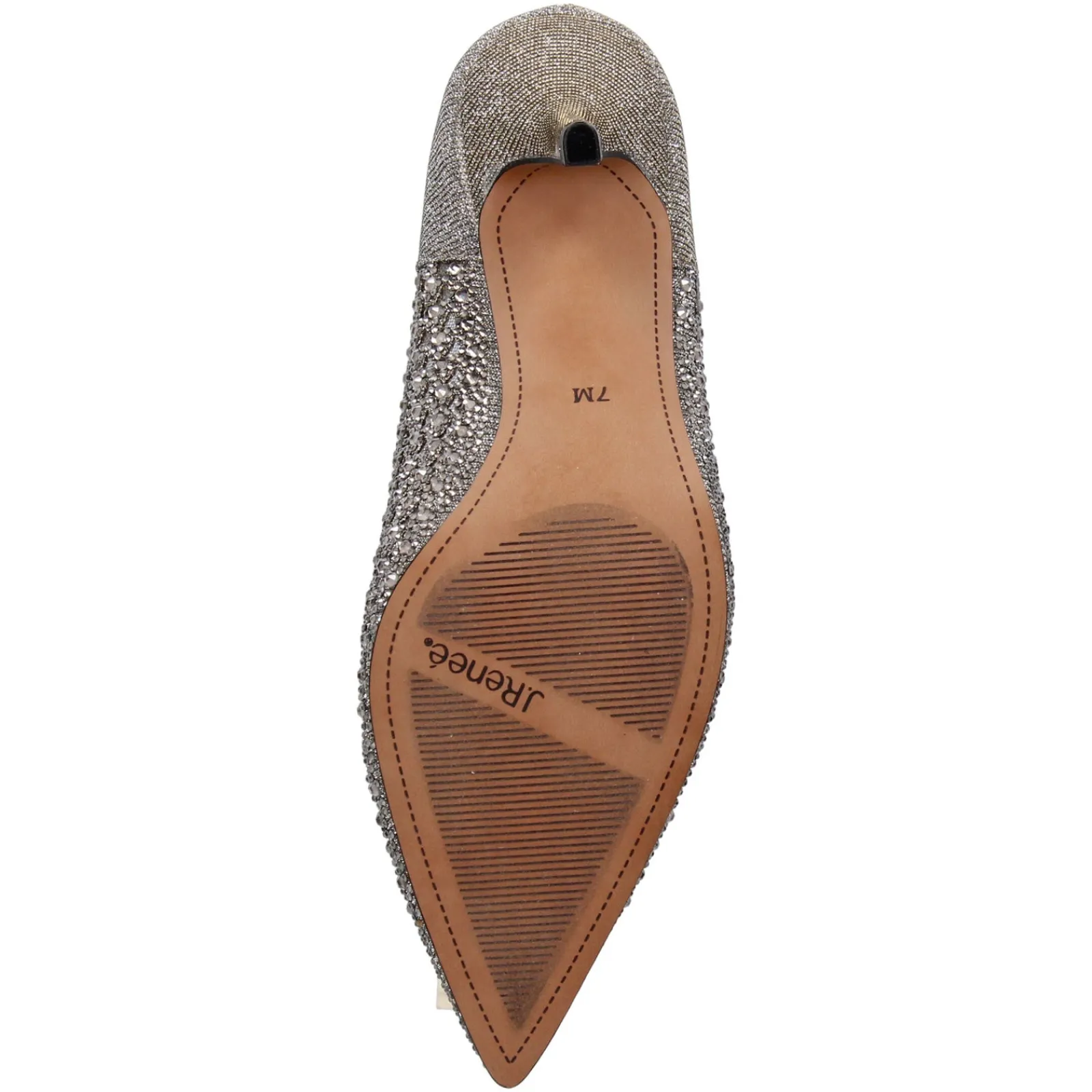 Best J Renee Women's , Sesily Pump Pewter Glitter