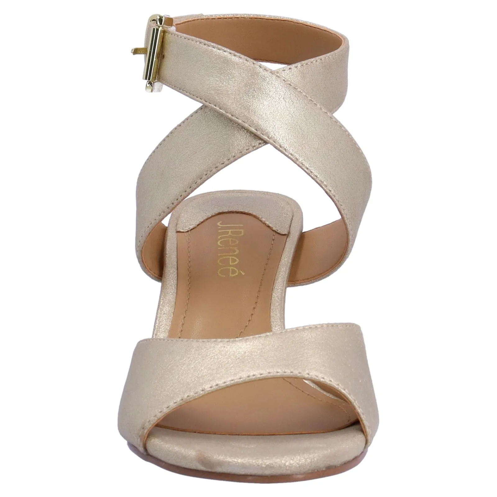 New J Renee Women's , Soncino Sandal Gold Suede