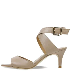 J Renee Women's , Soncino Sandal Nude Leather