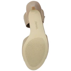 J Renee Women's , Soncino Sandal Nude Leather