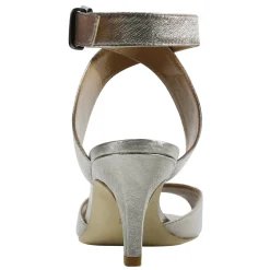 Discount J Renee Women's , Soncino Sandal Taupe Metallic Nappa