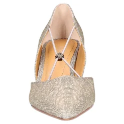 Outlet J Renee Women's , Varshee Pump Pewter Glitter