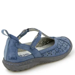 New JBU by Jambu Women's , Daffodil Slip-On - Wide Width Denim