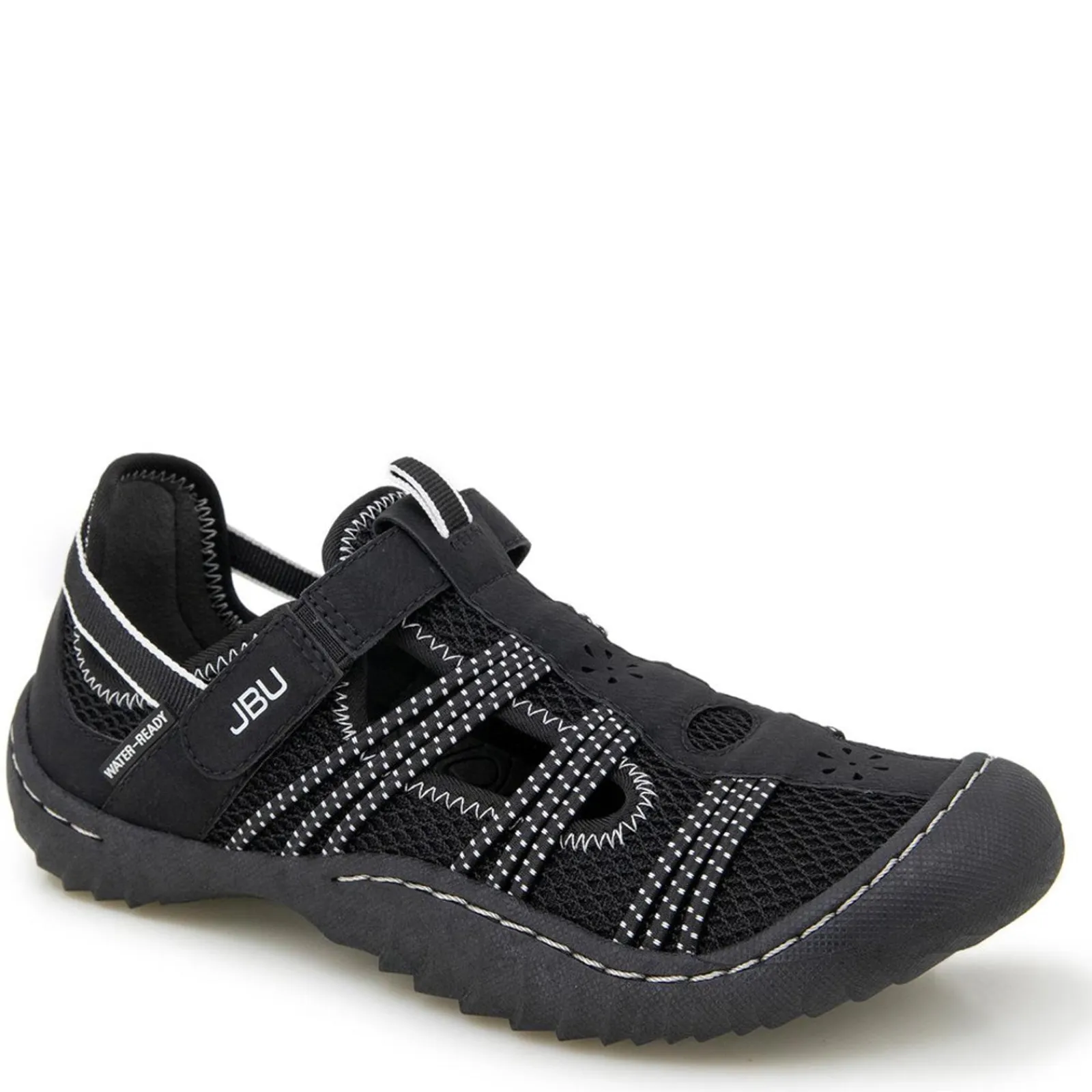 Clearance JBU by Jambu Women's , Josie Water Ready Slip-On Black/Off White