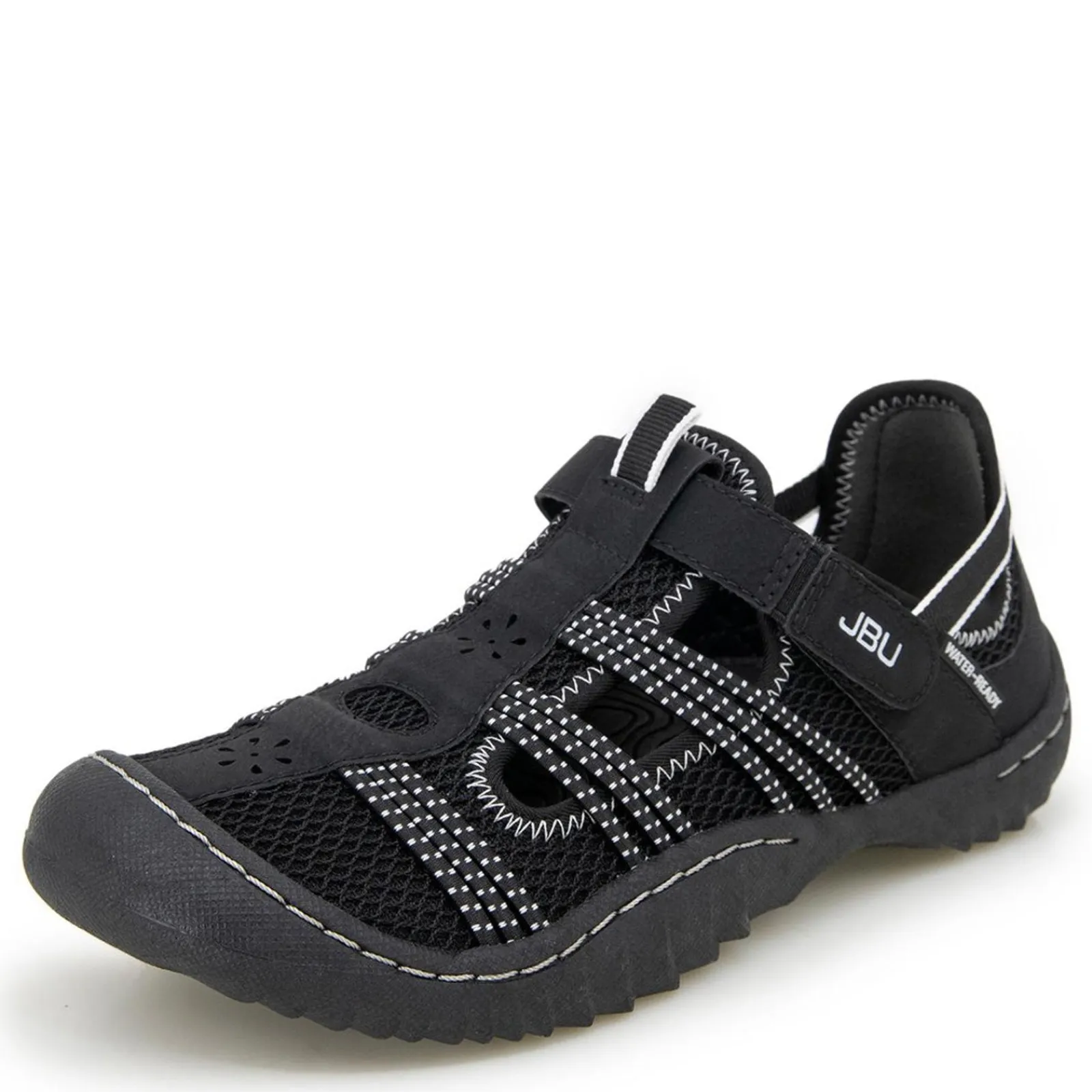 Clearance JBU by Jambu Women's , Josie Water Ready Slip-On Black/Off White