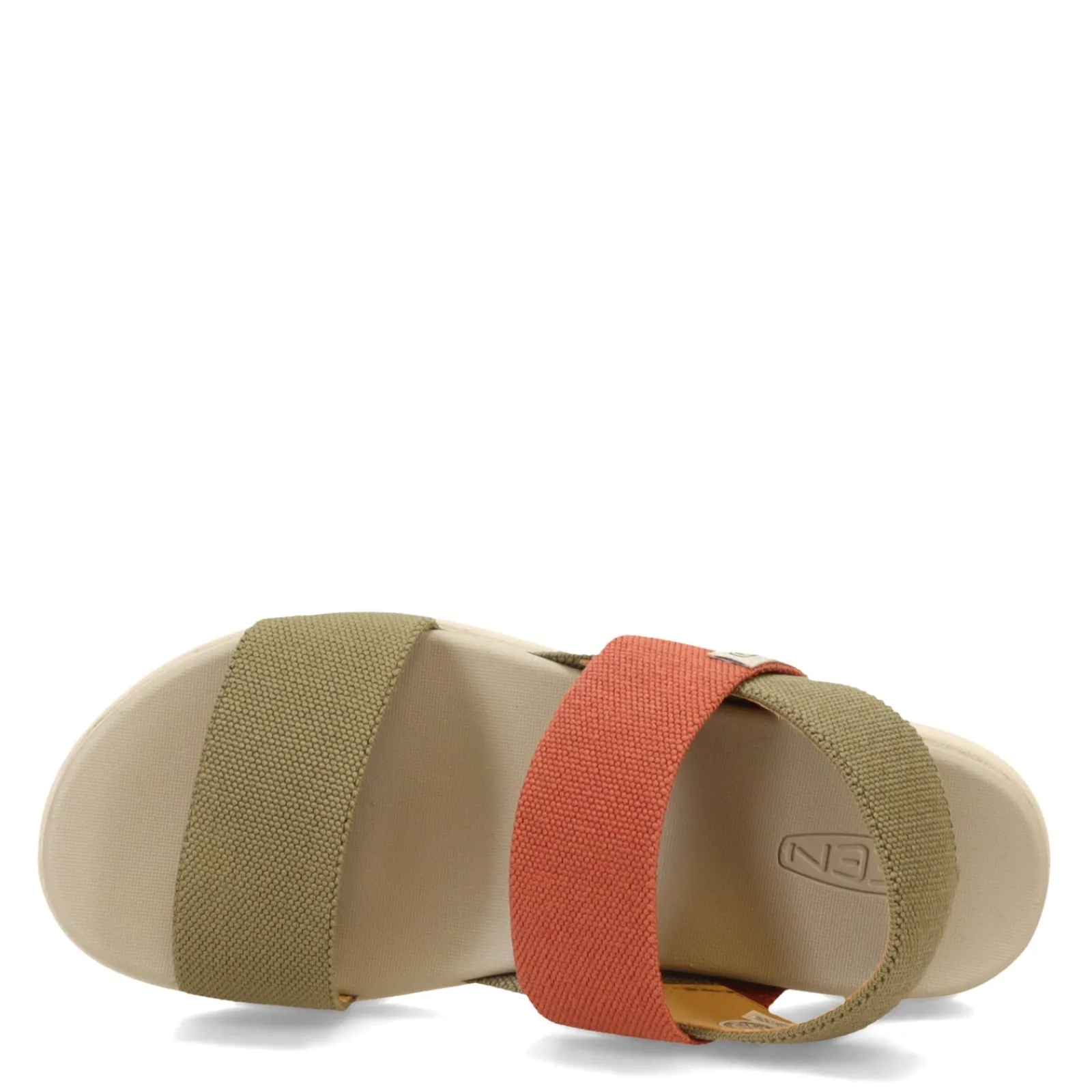 Sale KEEN Women's , Elle Backstrap Sandal Martini Olive/Baked Clay