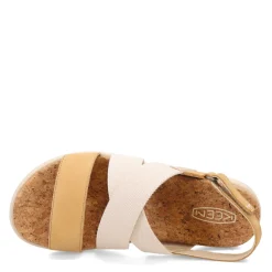 Discount KEEN Women's , Elle Criss Cross Sandal Birch/Curry