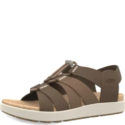 KEEN Women's , Elle Mixed Strap Sandal Toasted Coconut