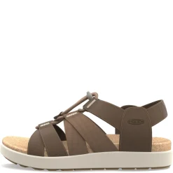 KEEN Women's , Elle Mixed Strap Sandal Toasted Coconut