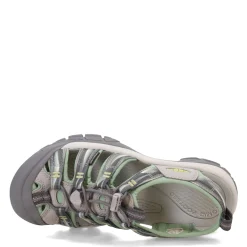 Hot KEEN Women's , Newport H2 Sandal Alloy/Daiquiri Green