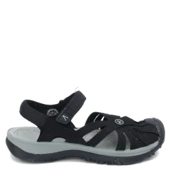 New KEEN Women's , Rose Sandal Black/Neutral Gray