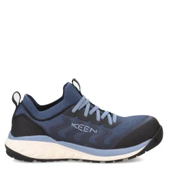 KEEN Utility Women's , Arvada Shift ESD Comp Toe Work Sneaker Indigo/Faded Denim