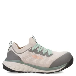 Discount KEEN Utility Women's , Arvada Shift Comp Toe Work Sneaker Steel Grey/Granite Green