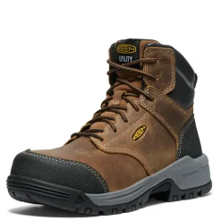 Outlet KEEN Utility Women's , Evanston 6-inch ESD Composite Toe Work Boot Bison/Black