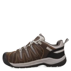 Sale KEEN Utility Women's , Flint II Steel Toe Work Shoe Cascade Brown/Surf Spray