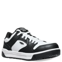 Sale KEEN Utility Women's , Overton Comp Toe Work Sneaker White/Black