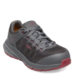 New KEEN Utility Women's , Vista Energy CT Waterproof Work Shoe Magnet/Rhubarb