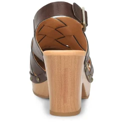 New Korks Women's , Wynne Clog Brown
