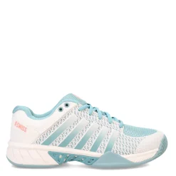 Best K-Swiss Women's , Express Light Pickleball Shoe White/Nile Blue/Desert Flower
