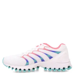 Hot K-Swiss Women's , Tubes Comfort 200 Sneaker White/Fluo Pink/Blue Turquoise