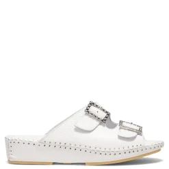Sale La Plume Women's , Jen Sandal White Rhinestone