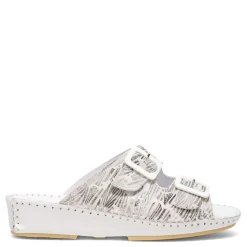Outlet La Plume Women's , Jen Sandal White Metallic