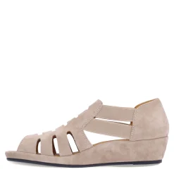 New L'Amour Des Pieds Women's , Bayla Sandal Taupe Suede